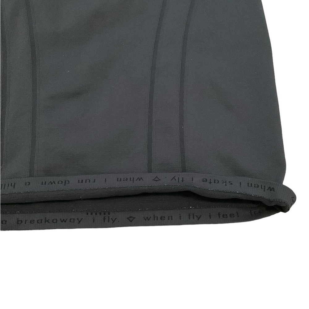 Ivivva / Lululemon Youth Swiftly Tech Top Girls Size 14 Black Active Athletic - Picture 5 of 8